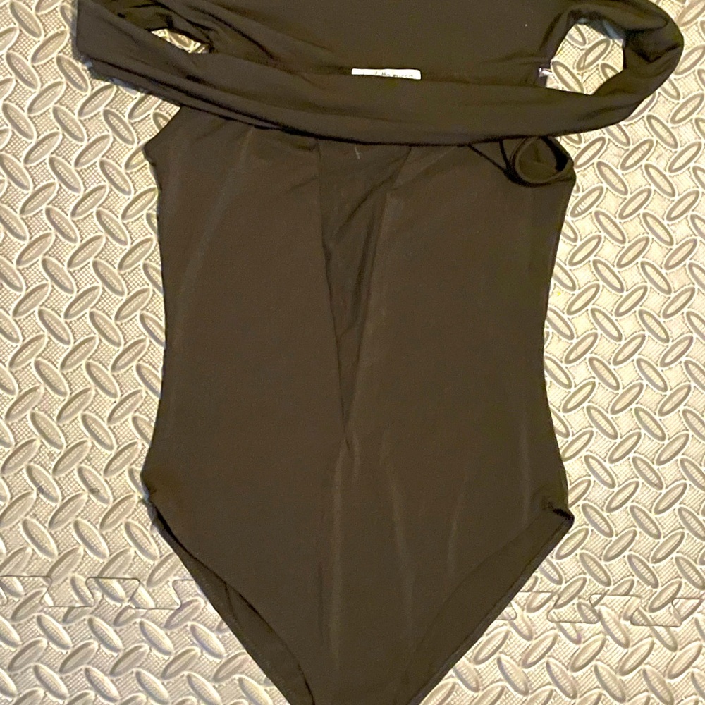 XS Black Charlotte Russe bodysuit